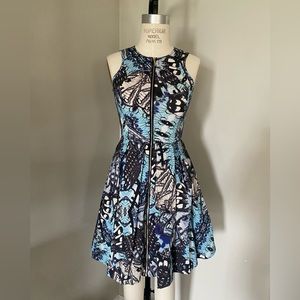 Marciano- Blue Print dress